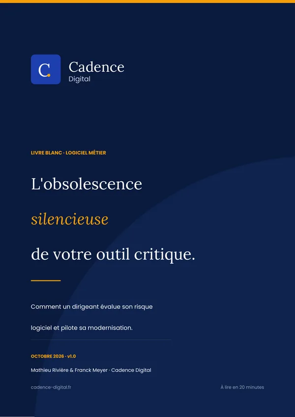 Couverture du livre blanc : L'obsolescence silencieuse de votre outil critique